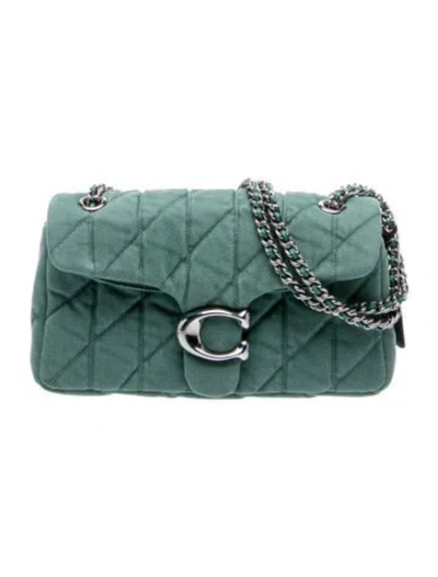 Pre-owned Coach Leather Shoulder Bag W/ Tags In Green