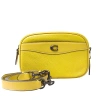 Coach Leather Shoulder Bag In Yellow