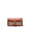 Coach Tabby Monogram Jacquard Chain Clutch