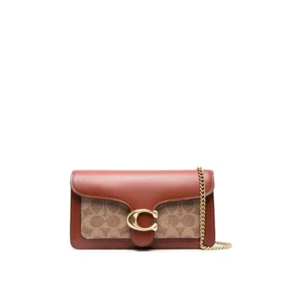 COACH LEATHER SHOULDER BAGS