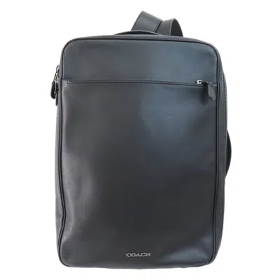 Pre-owned Coach Leather Sling Bag () In Black