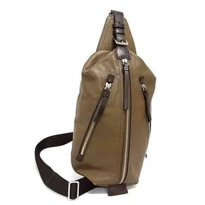 Pre-owned Coach Leather Sling Bag () In Brown