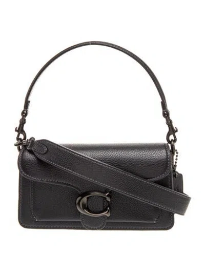 Pre-owned Coach Leather Tabby 26 In Black