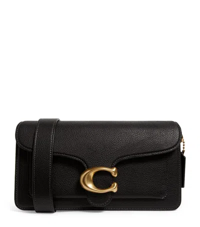 Coach Leather Tabby 26 Shoulder Bag In Black