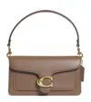 Coach Tabby Pebbled-leather Tote Bag In Brown