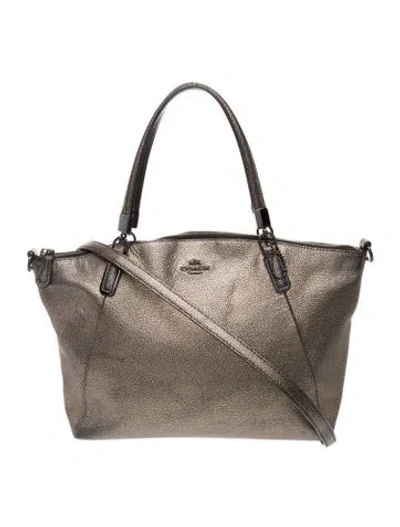 Pre-owned Coach Leather Top Handle Bag