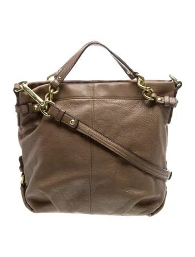 Pre-owned Coach Leather Top Handle Bag