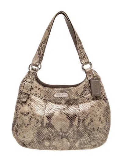 Pre-owned Coach Leather Top Handle Bag