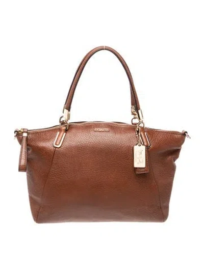 Pre-owned Coach Leather Top Handle Bag