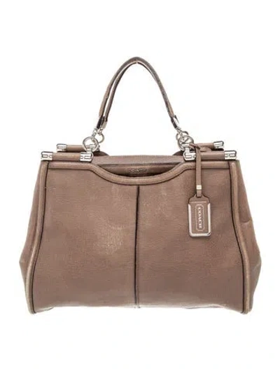 Pre-owned Coach Leather Top Handle Bag