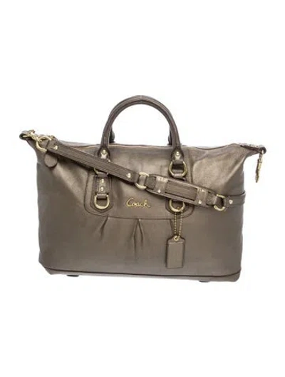 Pre-owned Coach Leather Top Handle Bag