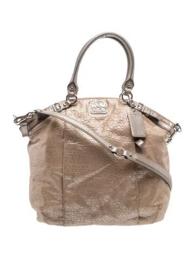 Pre-owned Coach Leather Top Handle Bag