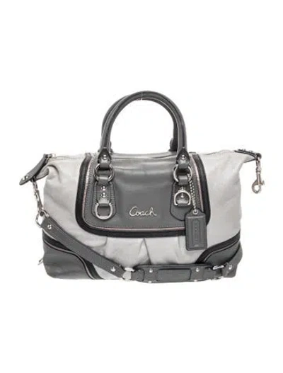 Pre-owned Coach Leather Top Handle Bag