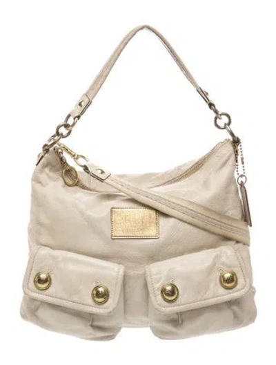 Pre-owned Coach Leather Top Handle Bag