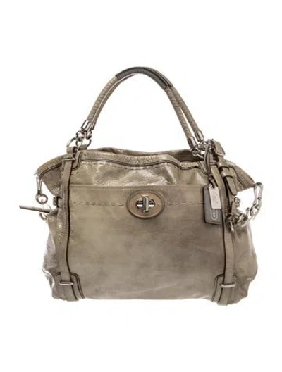 Pre-owned Coach Leather Top Handle Bag