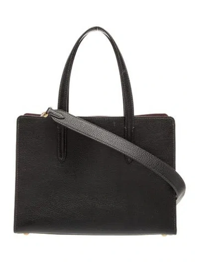 Pre-owned Coach Leather Top Handle Bag In Black
