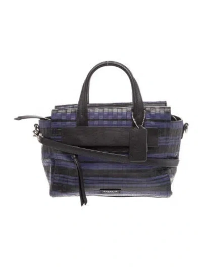 Pre-owned Coach Leather Top Handle Bag In Black