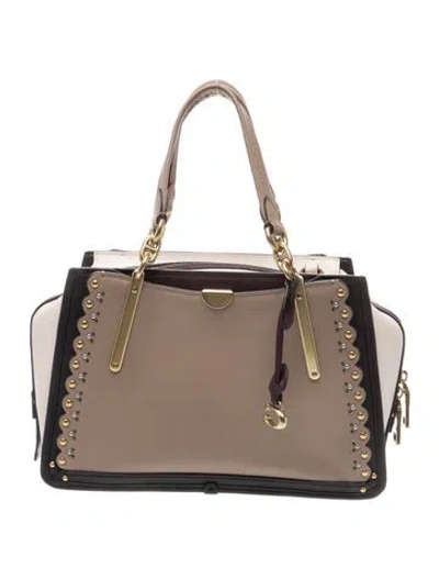Pre-owned Coach Leather Top Handle Bag In Black
