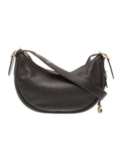 Pre-owned Coach Leather Top Handle Bag In Black