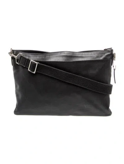 Pre-owned Coach Leather Top Handle Bag In Black