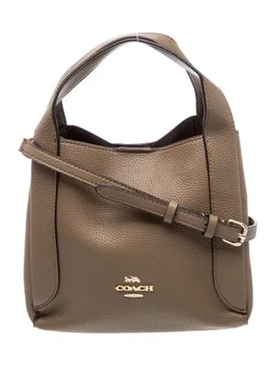 Pre-owned Coach Leather Top Handle Bag In Brown