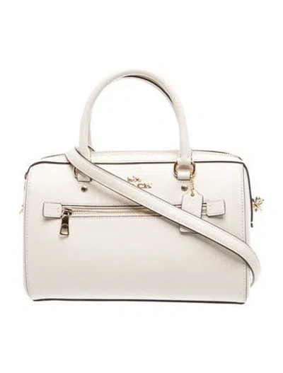 Pre-owned Coach Leather Top Handle Bag In Multi