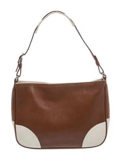 Pre-owned Coach Leather Top Handle Bag In Multi