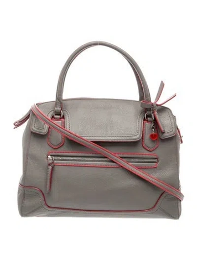 Pre-owned Coach Leather Top Handle Bag In Multi