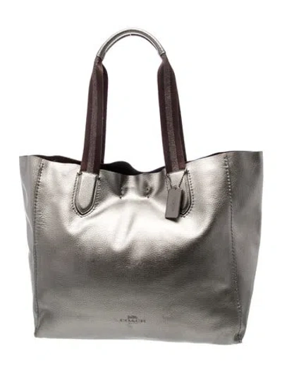 Pre-owned Coach Leather Tote