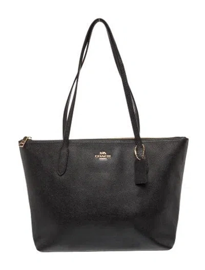 Pre-owned Coach Leather Tote 2023 In Blue