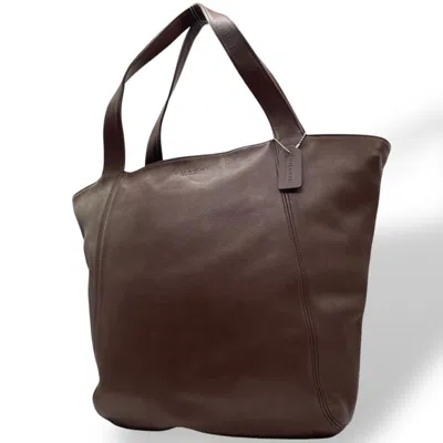 Pre-owned Coach Leather Tote Bag ()