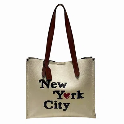 Pre-owned Coach Leather Tote Bag ()