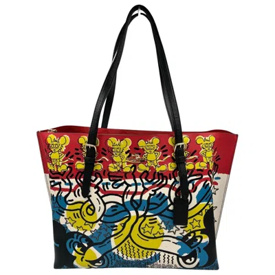 Pre-owned Coach Leather Tote Bag () In Black