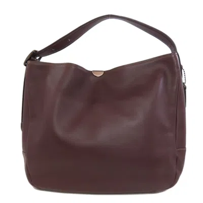 Pre-owned Coach Leather Tote Bag () In Blue