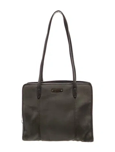 Pre-owned Coach Leather Tote In Black