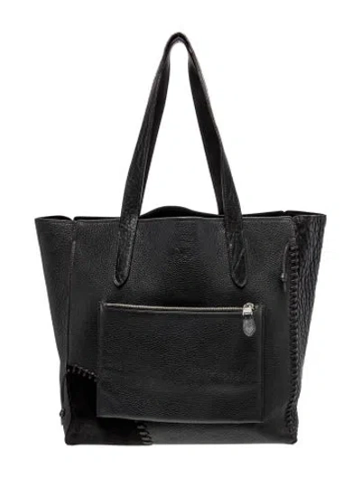 Pre-owned Coach Leather Tote In Black