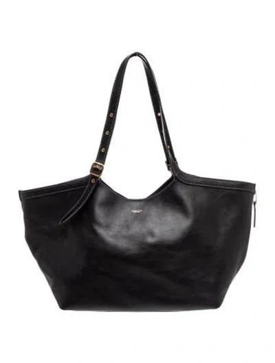 Pre-owned Coach Leather Tote In Black