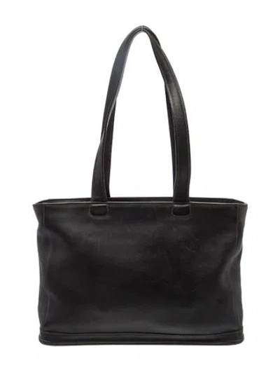 Pre-owned Coach Leather Tote In Black