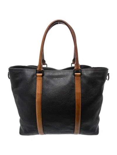 Pre-owned Coach Leather Tote In Black