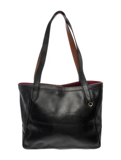 Pre-owned Coach Leather Tote In Black