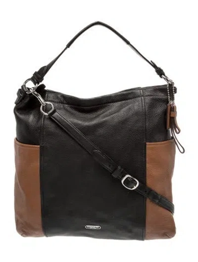 Pre-owned Coach Leather Tote In Black