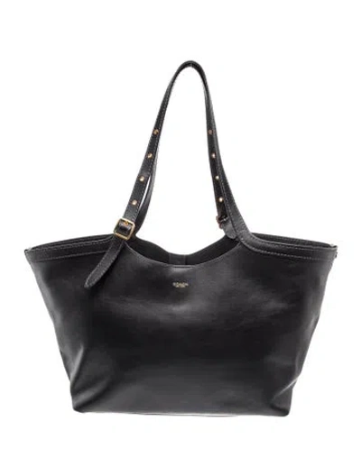 Pre-owned Coach Leather Tote In Black
