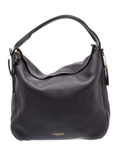 Pre-owned Coach Leather Tote In Black