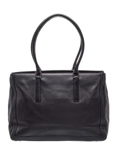 Pre-owned Coach Leather Tote In Blue