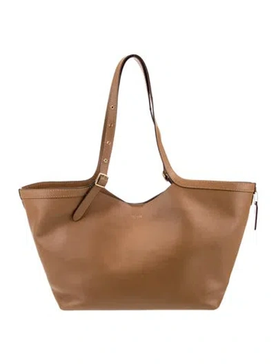 Pre-owned Coach Leather Tote In Brown