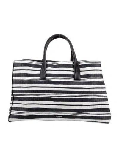 Pre-owned Coach Leather Tote In Multi