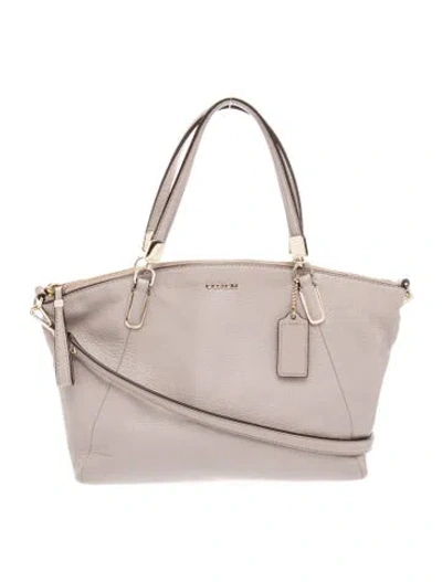 Pre-owned Coach Leather Tote In Multi