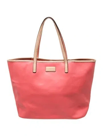 Pre-owned Coach Leather Tote In Orange