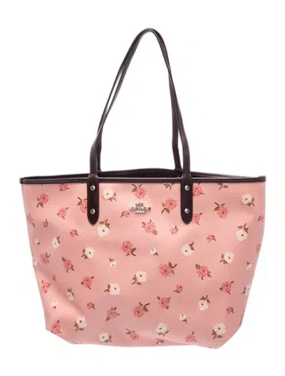Pre-owned Coach Leather Tote In Orange