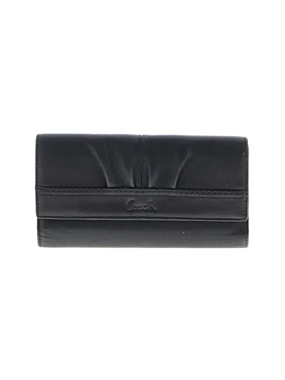 Pre-owned Coach Leather Wallet In Black